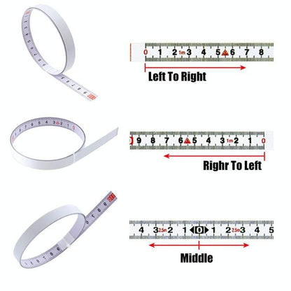 Self-adhesive Steel Ruler with 5m Tape Measure