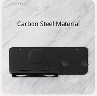 Wall Mounted Hair Dryer Holder For Bathroom Storage Upgraded Model