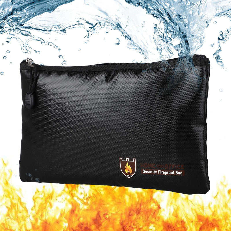 Secure Fireproof Waterproof Bag For Valuables - 13.4X9.8 Inch