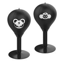 Desktop Speed Ball For Boxing Training - Bear Design With Gloves & Pump - Bear+Pump