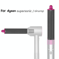 Enhanced Long Curling Nozzle for Dyson Airwrap Hair Dryer - Rose Red
