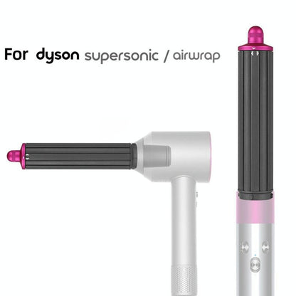 Enhanced Long Curling Nozzle for Dyson Airwrap Hair Dryer - Rose Red