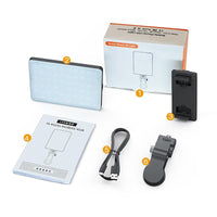 5w Mobile Phone Fill Light with Screen for Live Broadcast and Pocket Light