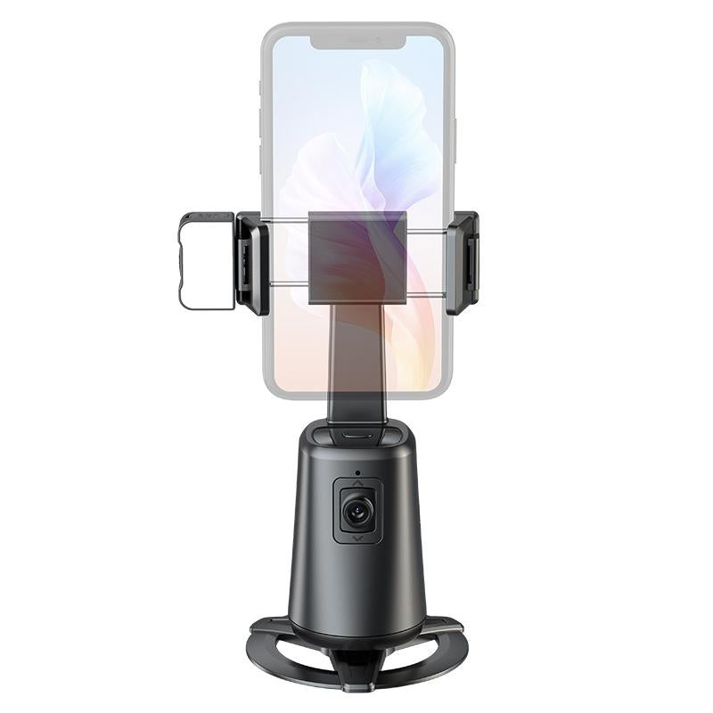 Auto Tracking Gimbal Stabilizer with Fill Light and Selfie Stick - 360 Degree Rotation - A200 Set 1