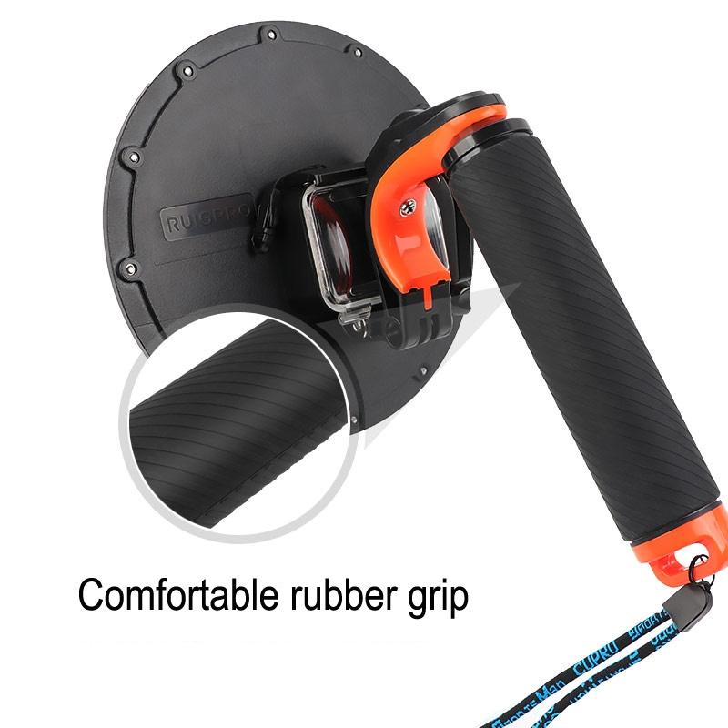 Underwater Camera Dome Port with Shutter Trigger Lens