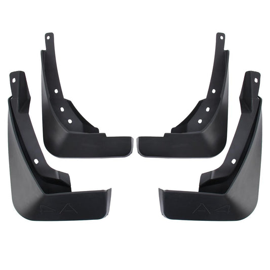 4 Pcs Car Auto Semi-Rigid Pvc Splash Flaps Fender Guard For Audi A4L 2016 Version