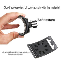360 Degree Rotation Mount for Gopro Insta360 Dji Action Cameras - 3-in-1 Straps for Hand Wrist Arm Leg