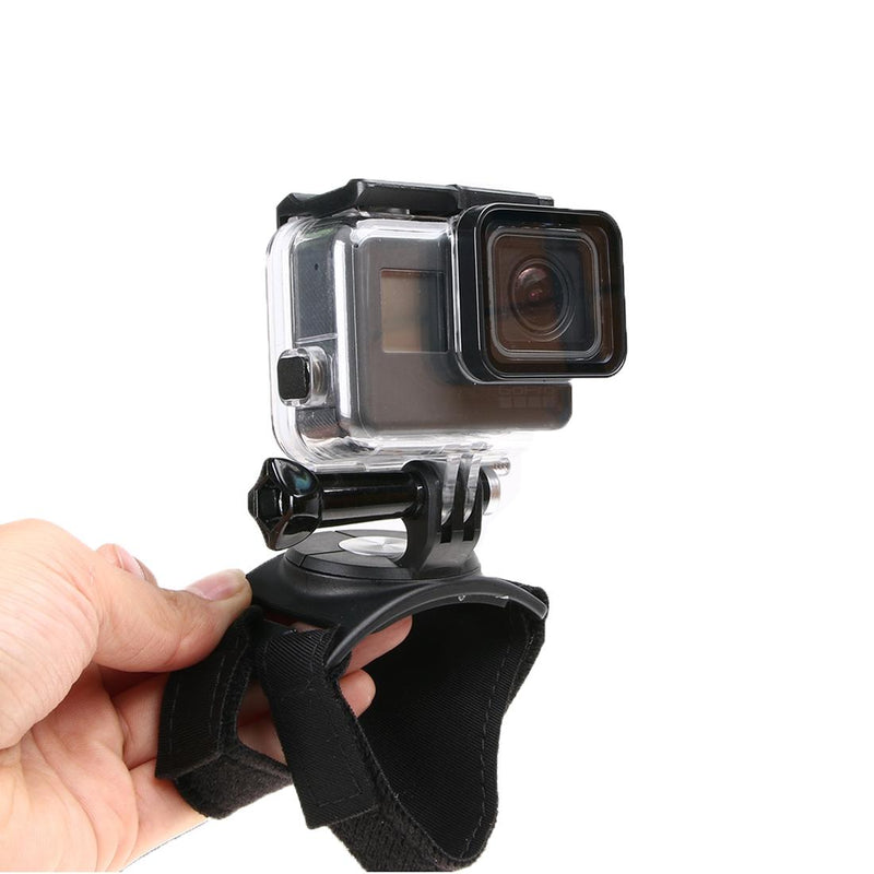 360 Degree Rotation Mount for Gopro Insta360 Dji Action Cameras - 3-in-1 Straps for Hand Wrist Arm Leg