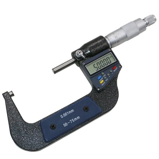 Digital Micrometer - 0.001mm Resolution 50-75mm Range