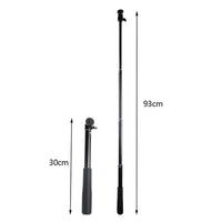 Foldable Tripod Selfie Stick for Action Cameras and Phones - 93cm