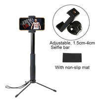 Foldable Tripod Selfie Stick for Action Cameras and Phones - 93cm