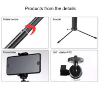 Foldable Tripod Selfie Stick for Action Cameras and Phones - 93cm