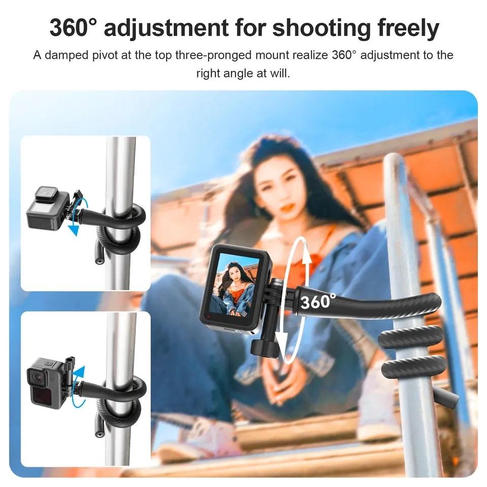 Versatile Octopus Tripod For Action Camera And Phone - Flexible Mount