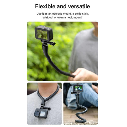 Versatile Octopus Tripod For Action Camera And Phone - Flexible Mount