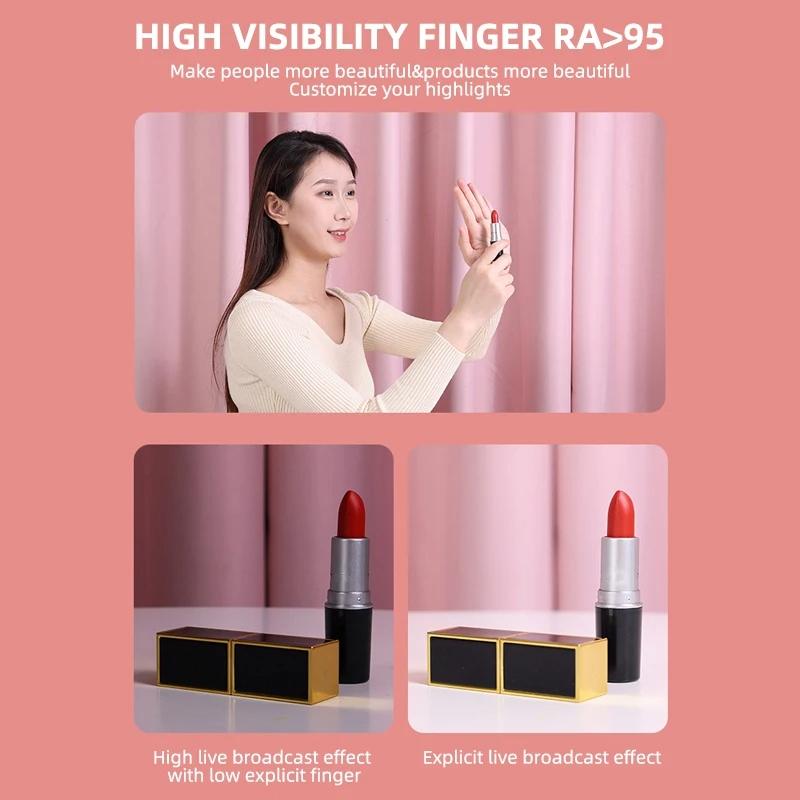 Full-screen Selfie Ring Light Tripod Set for Live Stream - 210cm Height - 55Cm Bracket With Remote Control