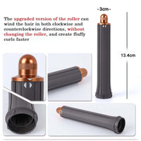 30mm Long Barrel Curling Iron for Dyson Hair Dryer - Upgraded Red