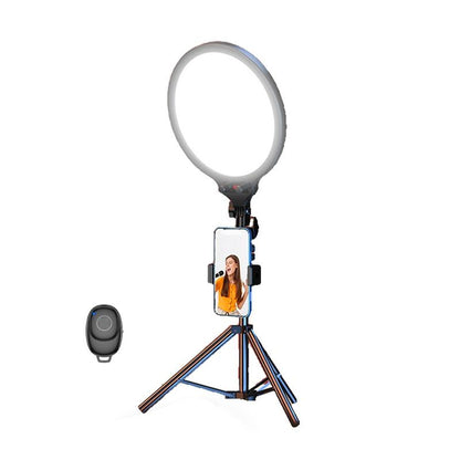 Full-screen 12.6 Selfie Ring Light Tripod Set - 210cm for Live Stream - 55Cm Overhead Shot