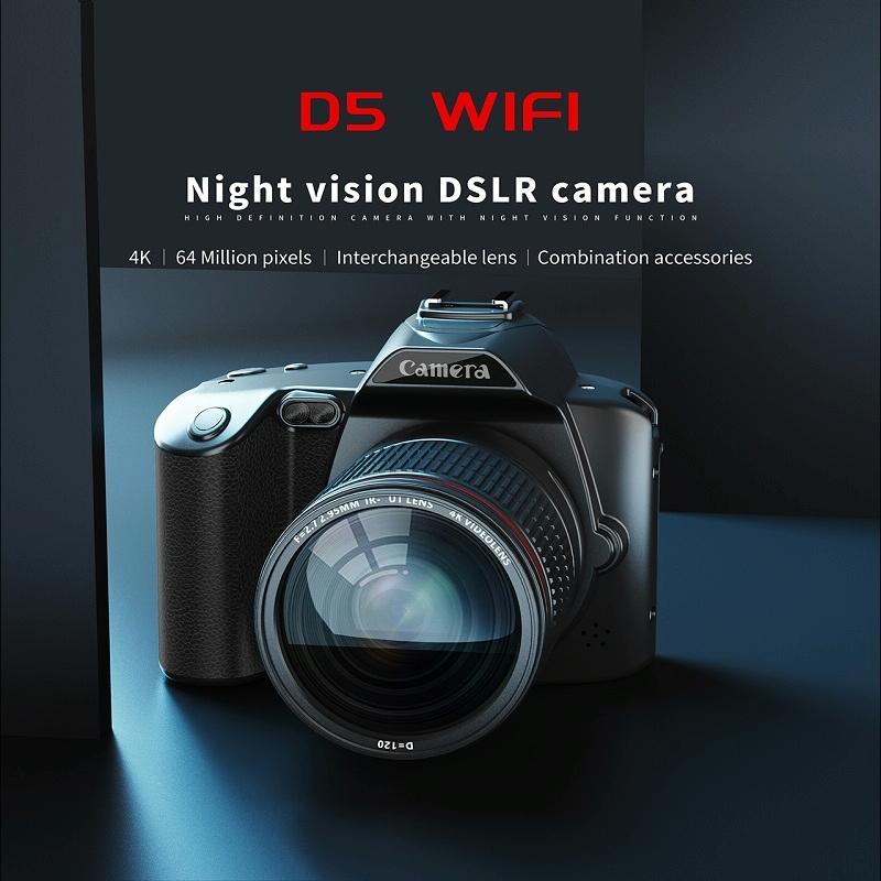 Dual-Camera Night Vision 64 Million Pixel High-Definition Wifi Digital Camera Standard & Fill Light - Standard+Fill Light