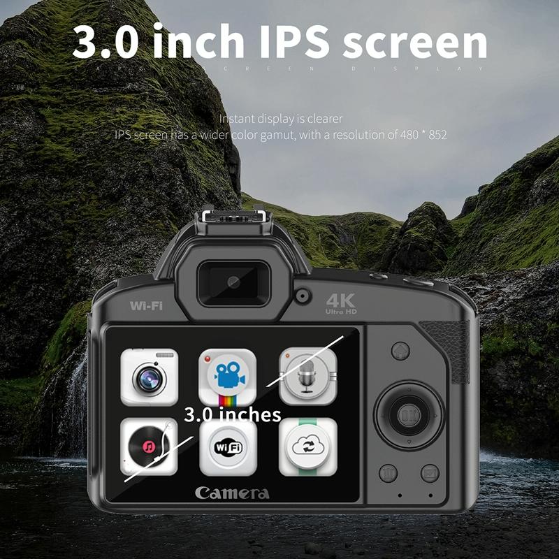 Dual-Camera Night Vision 64 Million Pixel High-Definition Wifi Digital Camera Standard & Fill Light - Standard+Fill Light