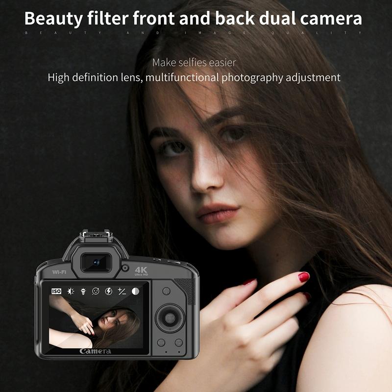 Dual-Camera Night Vision 64 Million Pixel High-Definition Wifi Digital Camera Standard & Fill Light - Standard+Fill Light