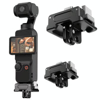 Quick Release Mount Adapter For Dji Osmo Pocket 3 Camera 1 / 4 Inch Hole - With Tripod