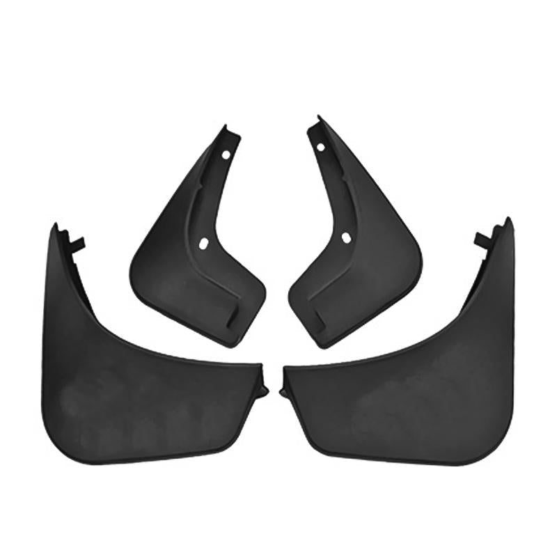 For Mercedes-Benz Smart 2-Door 2016-2021 4Pcs / Set Car Auto Soft Plastic Splash Flaps Fender Guard