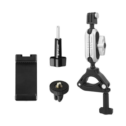 Universal Phone Mount for Handlebars with Clamp and Screw