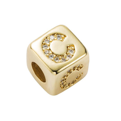 Brass Micro Inlaid Couple Red String Diy Bracelet Style - C