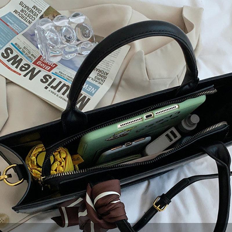 Black Crossbody Bag For Women Versatile & Large - Khaki Large