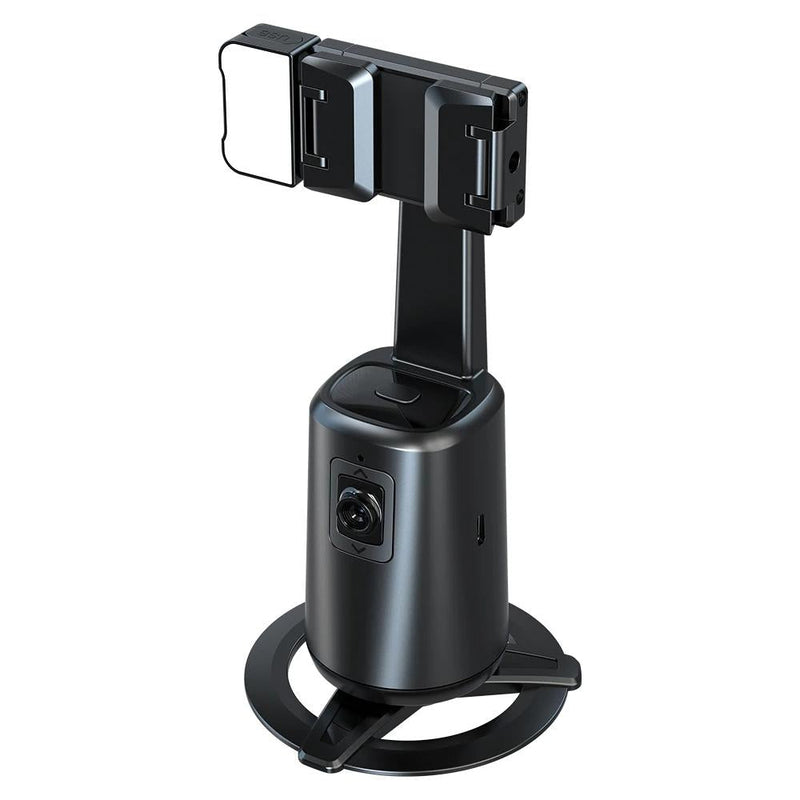 Auto Tracking Gimbal Stabilizer with Fill Light and Selfie Stick - 360 Degree Rotation - A200 Set 3