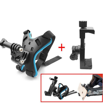 Motorcycle Helmet Mount for Action Camera and Phone