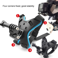 Motorcycle Helmet Mount for Action Camera and Phone