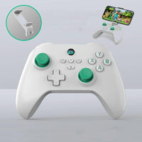 Wireless Bluetooth Game Controller For Switch Ios Android Pc Ps3 Ps4 - Black - White+Bracket