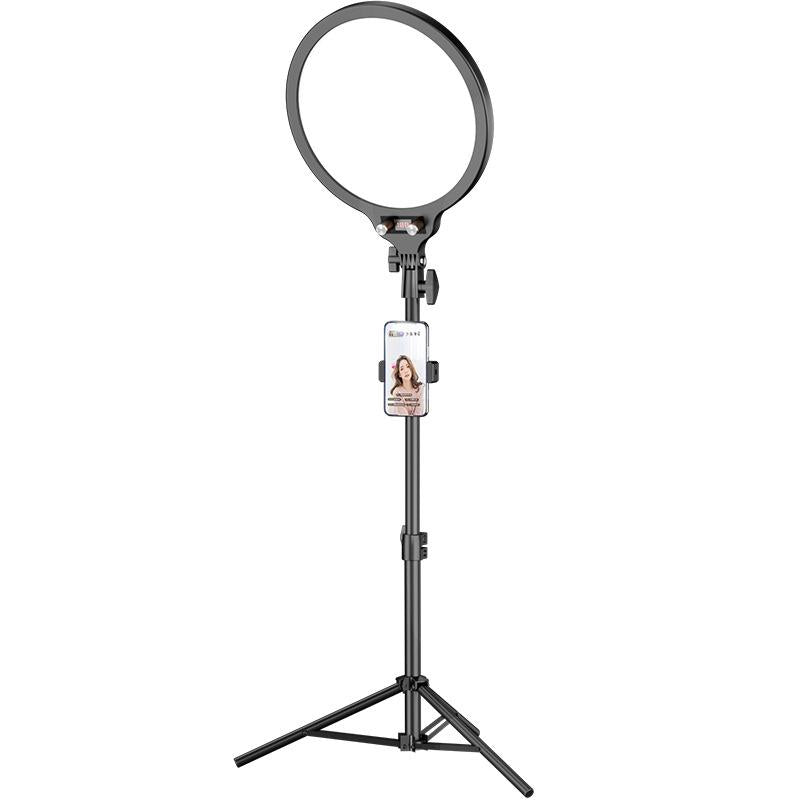 Full-Screen Selfie Ring Light Tripod Set For Live Stream - 210Cm Height - 210Cm Bracket With Remote Control