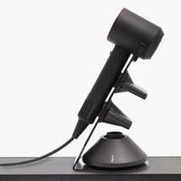 Universal Hair Dryer Stand No Drilling Silver