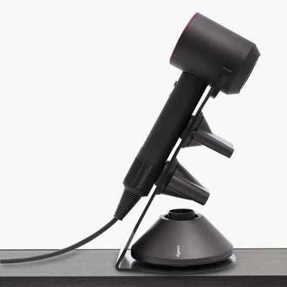 Universal Hair Dryer Stand No Drilling Silver
