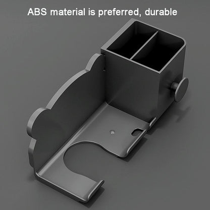 Wall Mounted Holder For Dyson Hair Dryer Bathroom Storage Rack Simple Black - Upgrade White