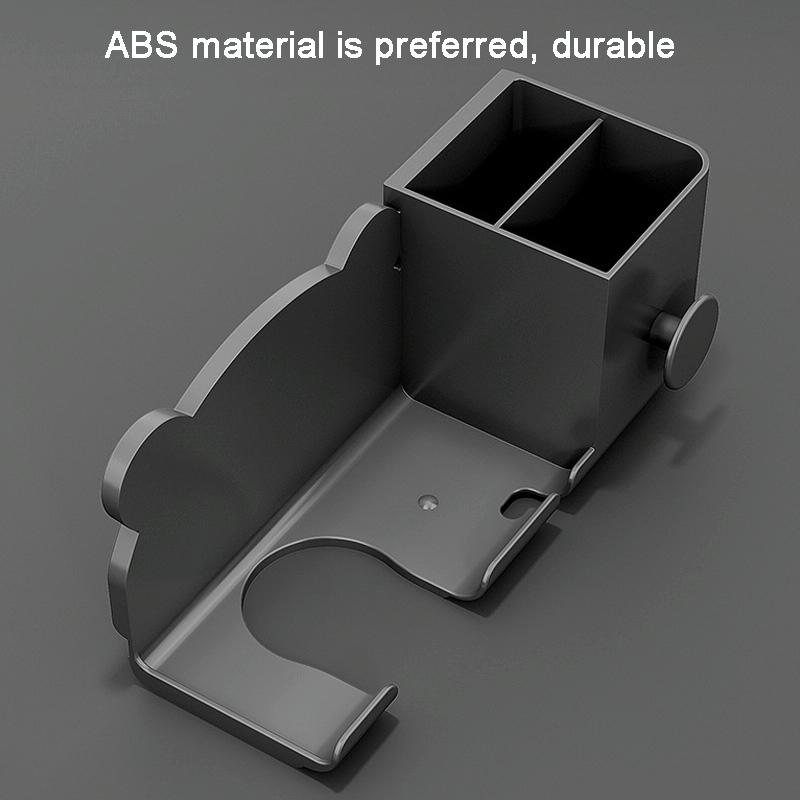 Wall Mounted Holder For Dyson Hair Dryer Bathroom Storage Rack Simple Black - Upgrade White