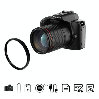 Dual-Camera Night Vision 64 Million Pixel High-Definition Wifi Digital Camera Standard & Fill Light - Standard+Microphone