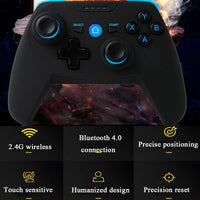 Wireless Game Controller for Android / Ios / Pc / Ps3 - 2.4ghz & Bluetooth 4.0 - Blue
