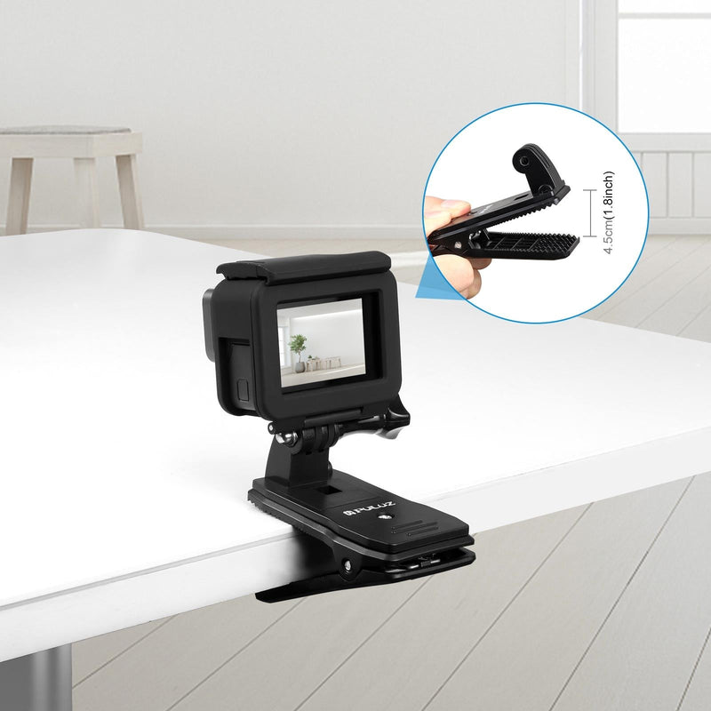 360 Degree Rotating Backpack Hat Mount with Phone Clamp Kit