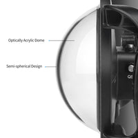 Underwater Dome Port for Dji Action Camera with Handle Trigger