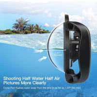Underwater Dome Port for Dji Action Camera with Handle Trigger