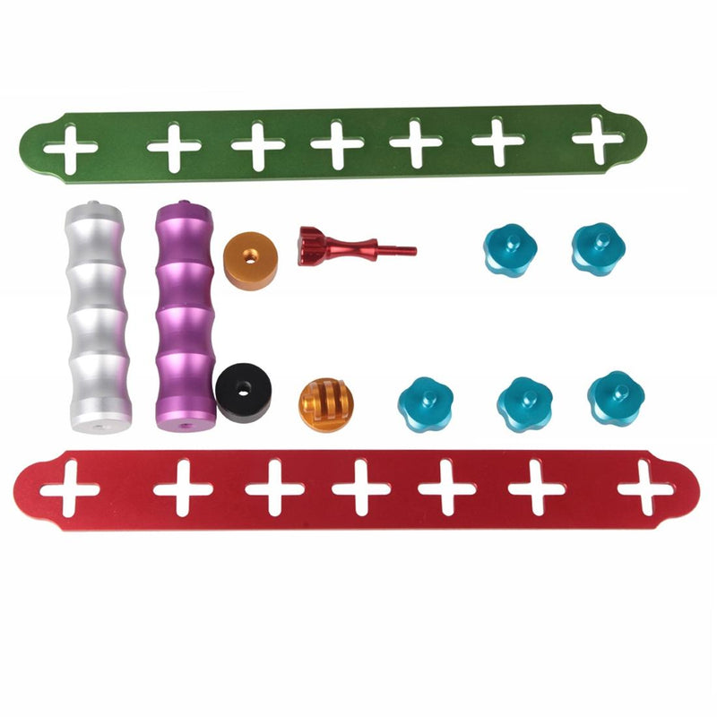 Aluminum Dual Grip Stabilizer for Action Cameras with Jaws Flex Clamp Mount