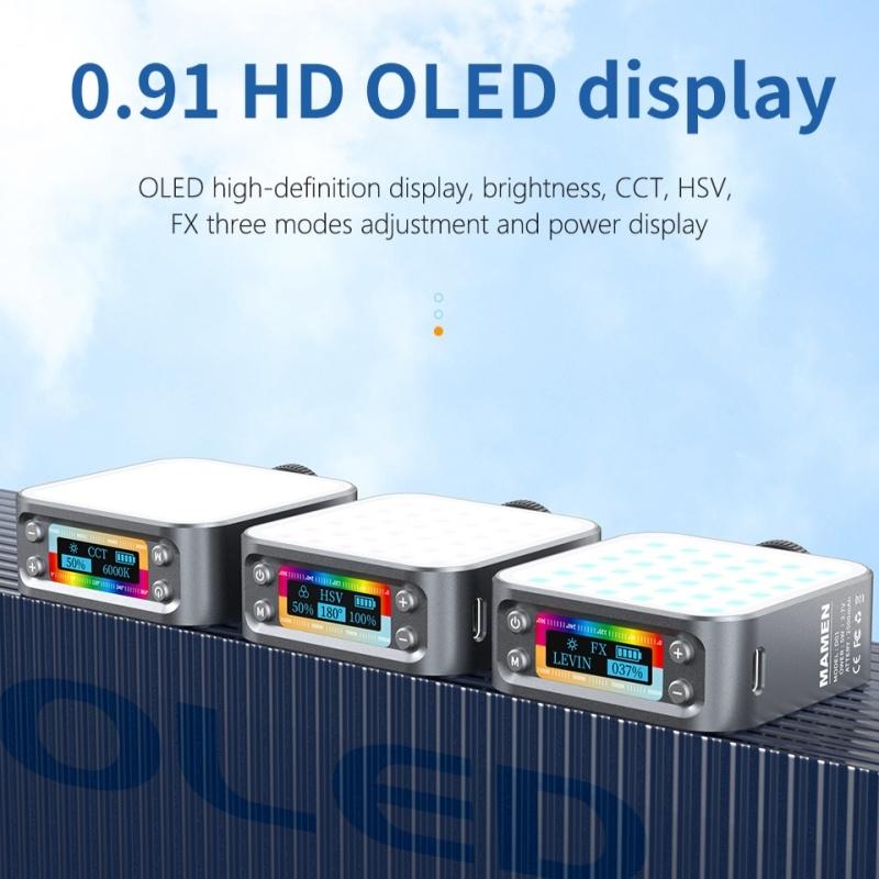 Portable Dimmable Rgb Fill Light for Photography and Phone