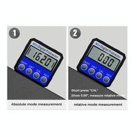 Digital Display Inclinometer with Strong Magnetic Adsorption and Multi-angle Flip