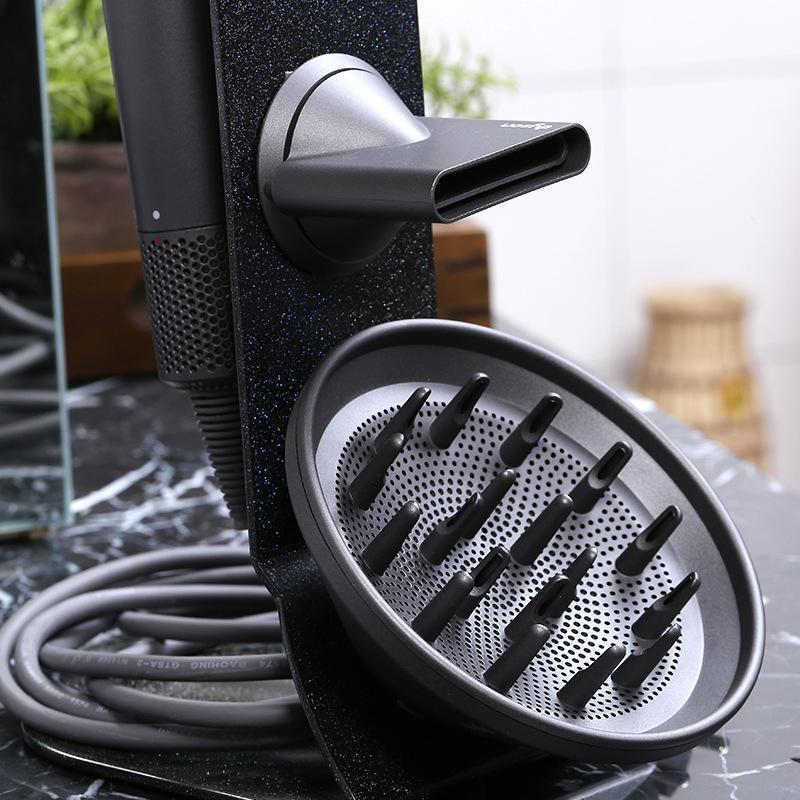 Universal Hair Dryer Stand No Drilling Black