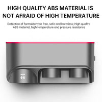 Wall Mounted Hair Dryer Bracket Storage Rack Black Nickel - Ordinary Purple Red