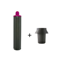 Upgraded Long Curling Barrels for Dyson Airwrap Hair Dryer with Nozzle and Adapter in Rose Red
