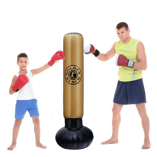 Vertical Inflatable Punching Bag Tumbler - Pvc Adult / Child 1.6M Height